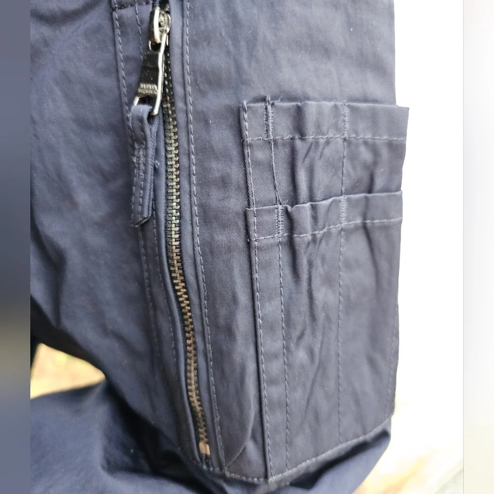 Banana Republic NWT Jules Flight Bomber Zip Up Jacket Coat Blue